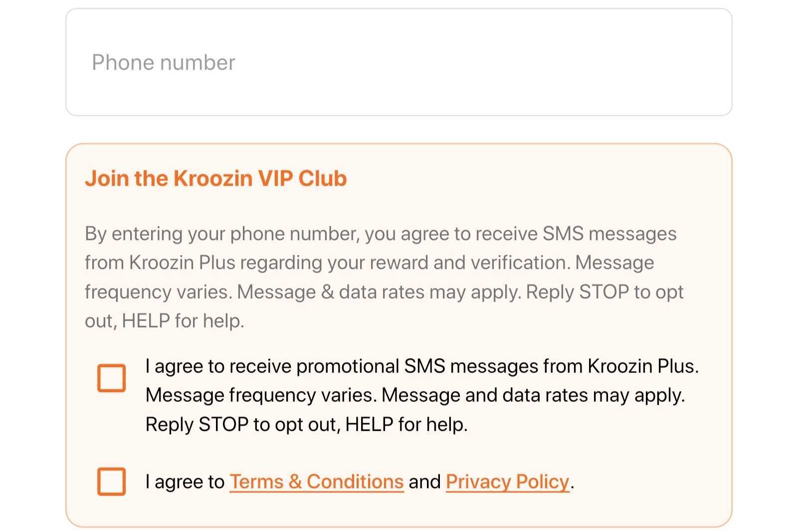 Step 3 โ Consent disclosures